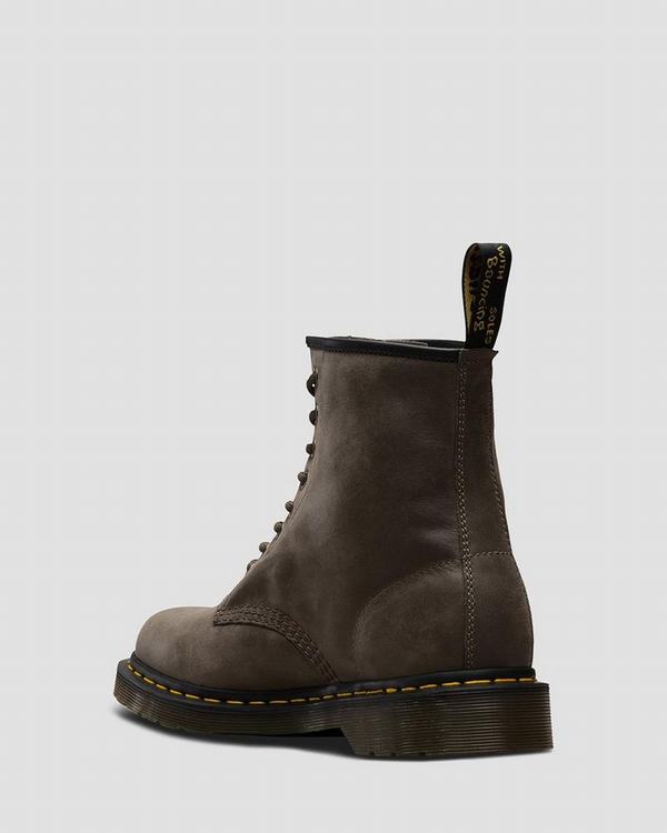 Dr Martens Dámské Kotníkové Boty 1460 Dusky Olivy Zelené, CZ-514089